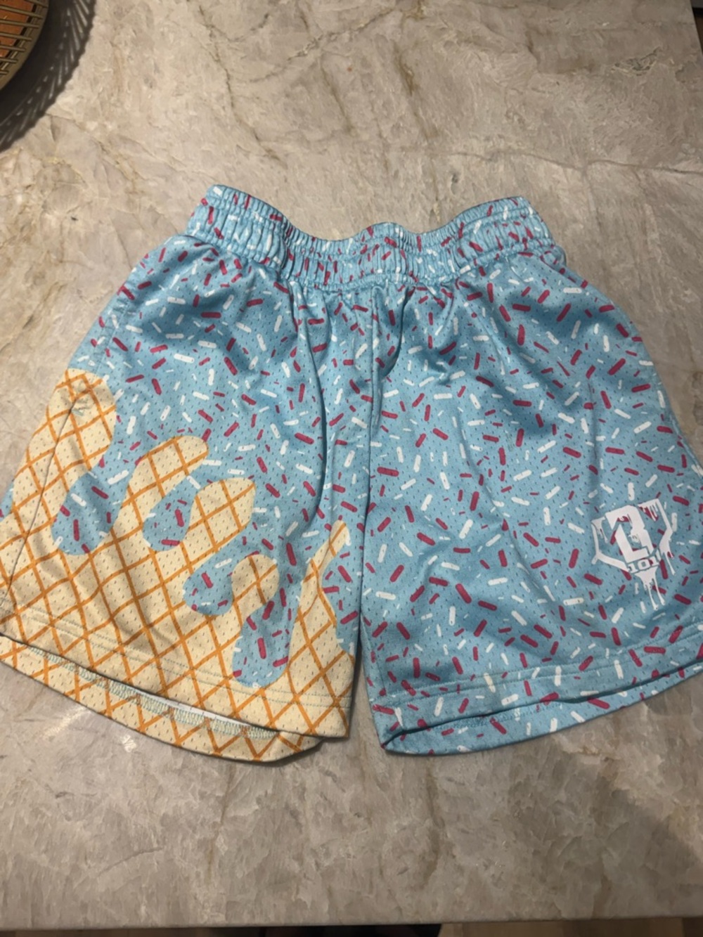 Baseball Lifestyle 101 light blue shorts